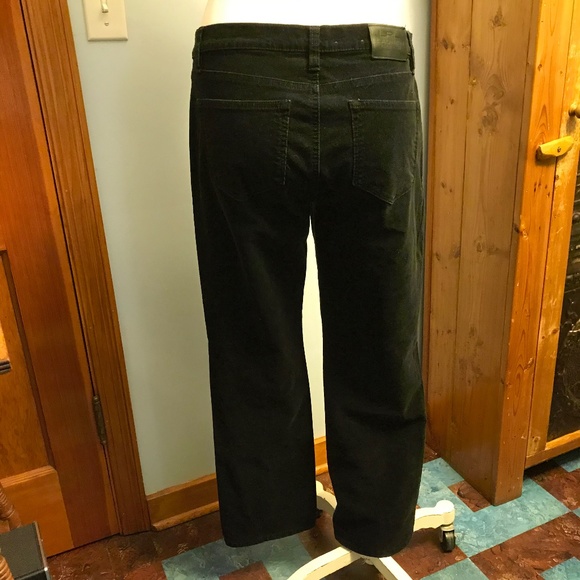 LRL Classic Straight stretch corduroy black jeans - Picture 9 of 15